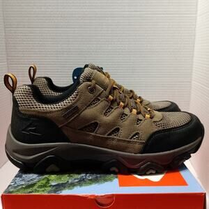Ozark Trail Men Hiking Shoes Size 10 Low Hiker Taupe Leather